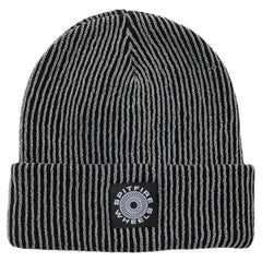 SPITFIRE CLASSIC '87 SWIRL PATCH CUFF BEANIE BLACK / REFLECTIVE