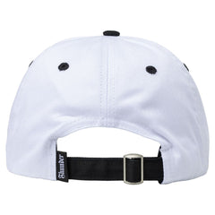 THUNDER BOLT SCRIPT STRAPBACK WHITE / BLACK