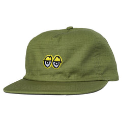 KROOKED EYES SNAPBACK OLIVE / YELLOW