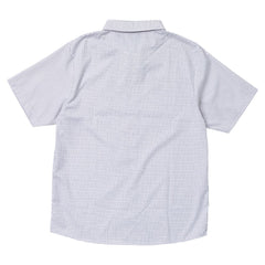 REAL SKYLINE BUTTON UP SHIRT WHITE / NAVY GRAPH CHECK