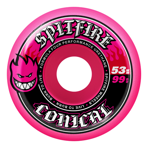 SPITFIRE F4 99 TEAM CONICAL COLORS PINK 53