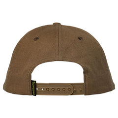 ANTIHERO JALOPI SKATE CO SNAPBACK MED BROWN / YELLOW