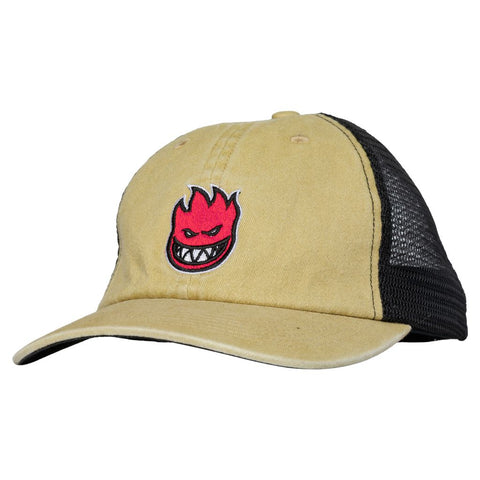 SPITFIRE BIGHEAD FILL SNAPBACK WASHED TAN / RED