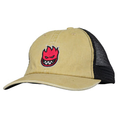SPITFIRE BIGHEAD FILL SNAPBACK WASHED TAN / RED