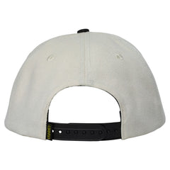 KROOKED SKULLS SNAPBACK OFF WHITE / BLACK