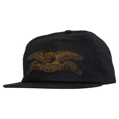 ANTIHERO BASIC EAGLE SNAPBACK BLACK / BROWN
