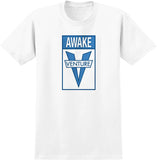 VENTURE AWAKE WHITE w/ LIGHT BLUE & DARK BLUE PRINT