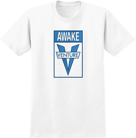 VENTURE AWAKE WHITE w/ LIGHT BLUE & DARK BLUE PRINT