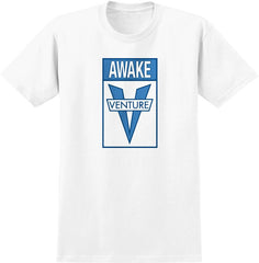 VENTURE AWAKE WHITE w/ LIGHT BLUE & DARK BLUE PRINT