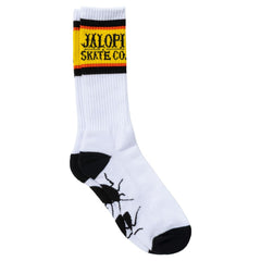ANTIHERO CUCARACHA SOCK WHITE / BLACK / YELLOW / RED