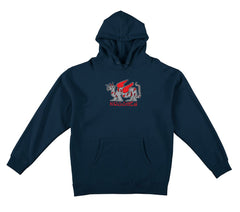 KROOKED TARRAGON FILL HOOD NAVY w/ MULTI COLOR PRINT