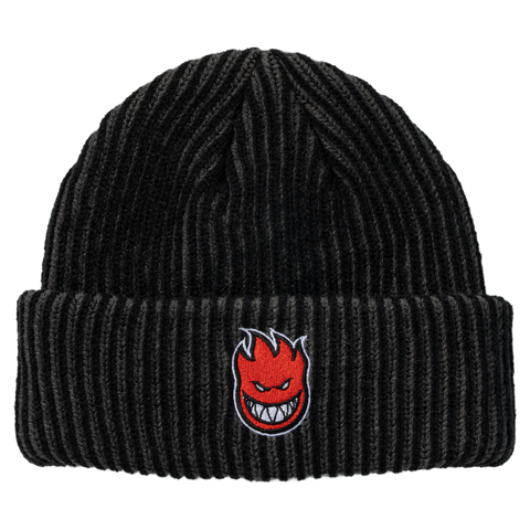 SPITFIRE BIGHEAD FILL CUFF BEANIE BLACK / CHARCOAL / RED