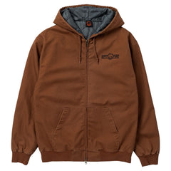 SPITFIRE LTB ARCH EMB JACKET DARK BROWN
