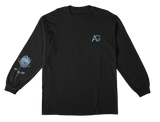 SPITFIRE X APRIL CHROME ROSE BIGHEAD SLEEVE L/S TEE BLACK / CHROME