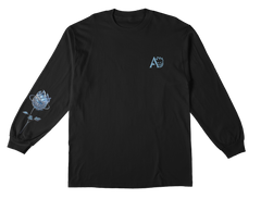 SPITFIRE X APRIL CHROME ROSE BIGHEAD SLEEVE L/S TEE BLACK / CHROME