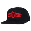 SPITFIRE LTB ARCH BIGHEAD SCRIPT SNAPBACK BLACK / RED