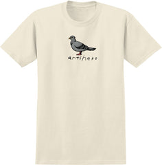 ANTIHERO OG PIGEON TEE NATURAL w/ MULTI COLOR PRINT