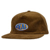 REAL BUBBLE OVAL SNAPBACK BROWN