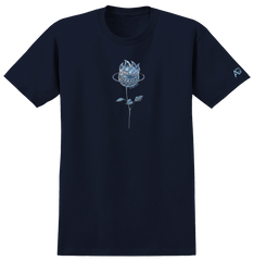 SPITFIRE X APRIL BIGHEAD ROSE TEE NAVY/CHROME