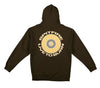 SPITFIRE CLASSIC '87 SWIRL LTB ZIP HOOD BROWN w/ WHITE & GOLD PRINTS