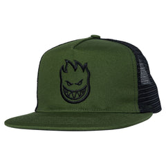 SPITFIRE BIGHEAD SNAPBACK OLIVE TWILL w/ BLACK MESH