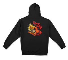 SPITFIRE LIGHT EM UP II ZIP HOOD BLACK w/ MULTI COLOR PRINTS
