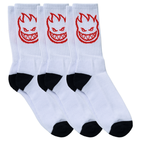 SPITFIRE BIGHEAD SOCK 3-PACK WHITE / RED / BLACK
