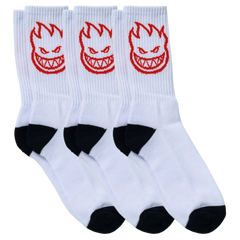 SPITFIRE BIGHEAD SOCK 3-PACK WHITE / RED / BLACK