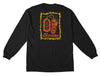 ANTIHERO KTNT L/S TEE BLACK w/ YELLOW & RED PRINTS