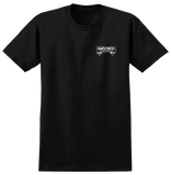 KROOKED COMPLEX TEE BLACK w/ WHITE PRINTS