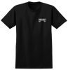 KROOKED COMPLEX TEE BLACK w/ WHITE PRINTS