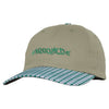 KROOKED BRUSH SKRIPT STRAPBACK TAN / PLAID