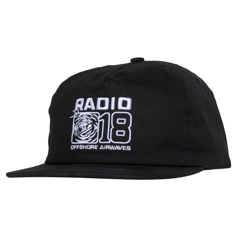 ANTIHERO RADIO 18 SNAPBACK BLACK / WHITE