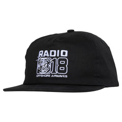 ANTIHERO RADIO 18 SNAPBACK BLACK / WHITE