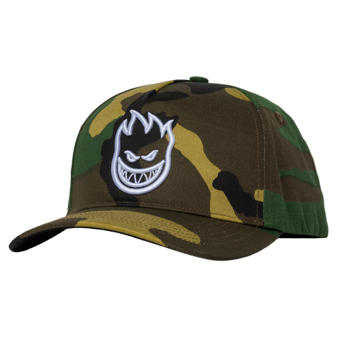 SPITFIRE BIGHEAD SNAPBACK WOODLAND CAMO / WHITE