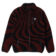 SPITFIRE CLASSIC '87 SWIRL FLEECE BLACK / DARK RED