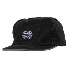 KROOKED EYES SNAPBACK WASHED BLACK