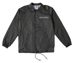KROOKED TARRAGON WINDBREAKER JACKET BLACK w/ WHITE PRINTS