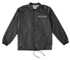 KROOKED TARRAGON WINDBREAKER JACKET BLACK w/ WHITE PRINTS