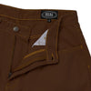 REAL SKYLINE TWILL SHORT BROWN
