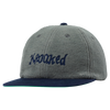 KROOKED DOUBLE OK SCRIPT STRAPBACK GREY / NAVY