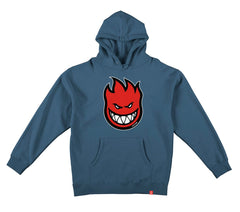 SPITFIRE BIGHEAD FILL HOOD STORM BLUE w/ RED, BLACK & WHITE PRINT