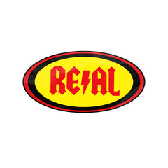 REAL DEEDS OVAL STICKER MED