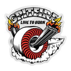 SPITFIRE BURNOUT STICKER MD