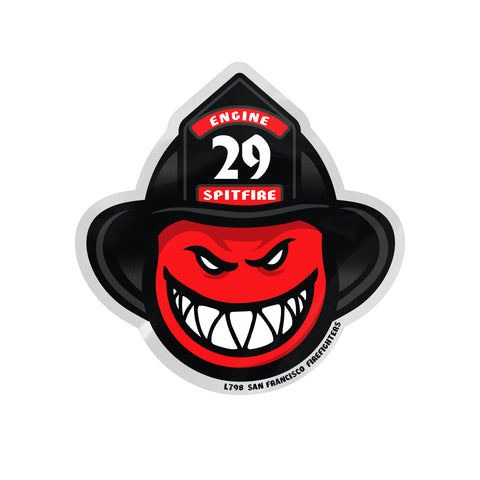 SPITFIRE X SFFD ENGINE 29 BIGHEAD STICKER