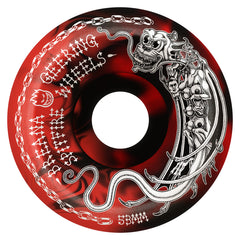SPITFIRE BREANA GEERING TORMENTOR F4 99 CONICAL FULL BLACK / RED SWIRL 53