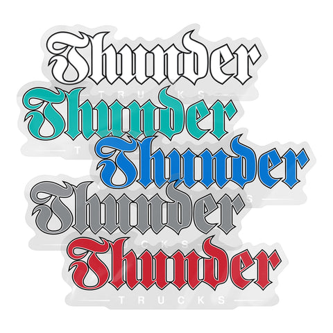 THUNDER SCRIPT STICKER