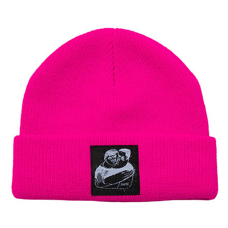 THERE STUCK WITH YOU CUFF BEANIE PINK