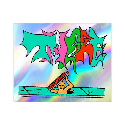 THERE X SAM RYSER HOLO SEWER STICKER