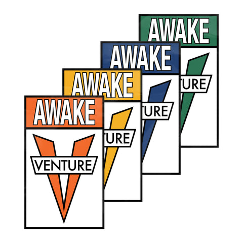 VENTURE OG AWAKE STICKER MED
